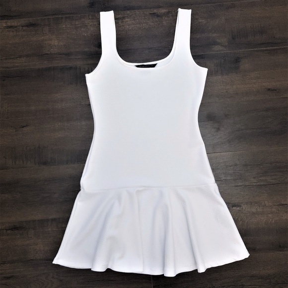 French Connection Dresses & Skirts - French Connection Fit n Flare White Dress, US 6
